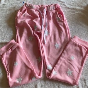Pink star pants